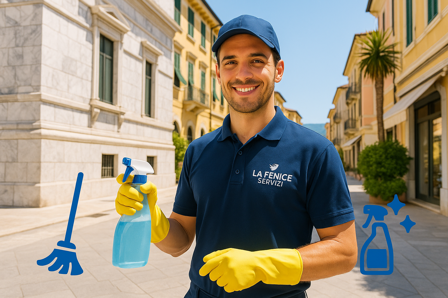 pulizia straordinaria estate Carrara - La Fenice Servizi